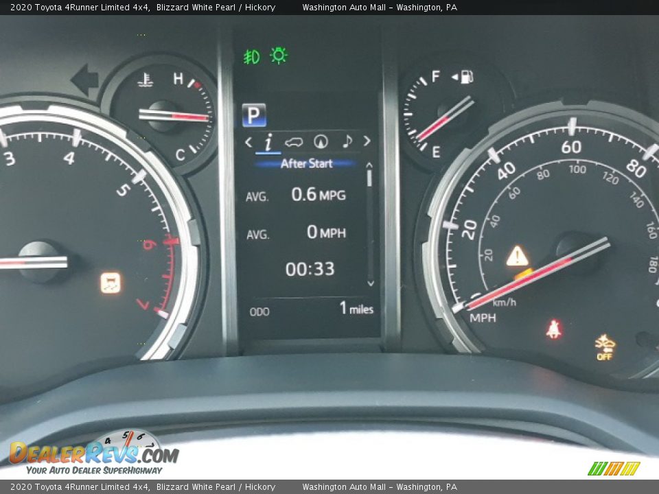 2020 Toyota 4Runner Limited 4x4 Blizzard White Pearl / Hickory Photo #4