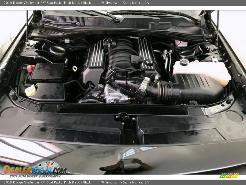 2019 Dodge Challenger R/T Scat Pack 392 SRT 6.4 Liter HEMI OHV 16-Valve VVT MDS V8 Engine Photo #8
