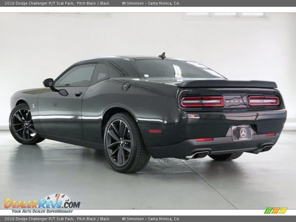 2019 Dodge Challenger R/T Scat Pack Pitch Black / Black Photo #9