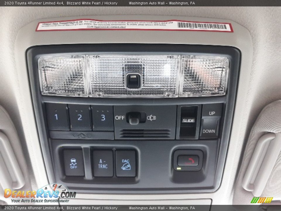 2020 Toyota 4Runner Limited 4x4 Blizzard White Pearl / Hickory Photo #15