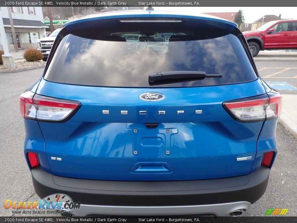 2020 Ford Escape SE 4WD Velocity Blue Metallic / Dark Earth Gray Photo #6