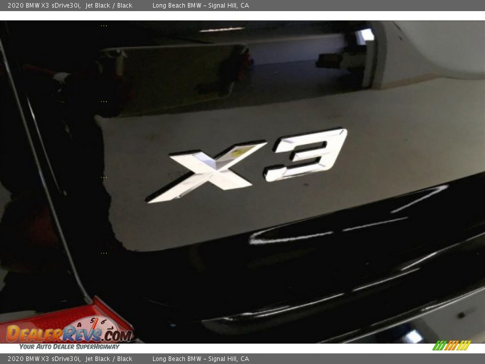 2020 BMW X3 sDrive30i Jet Black / Black Photo #7
