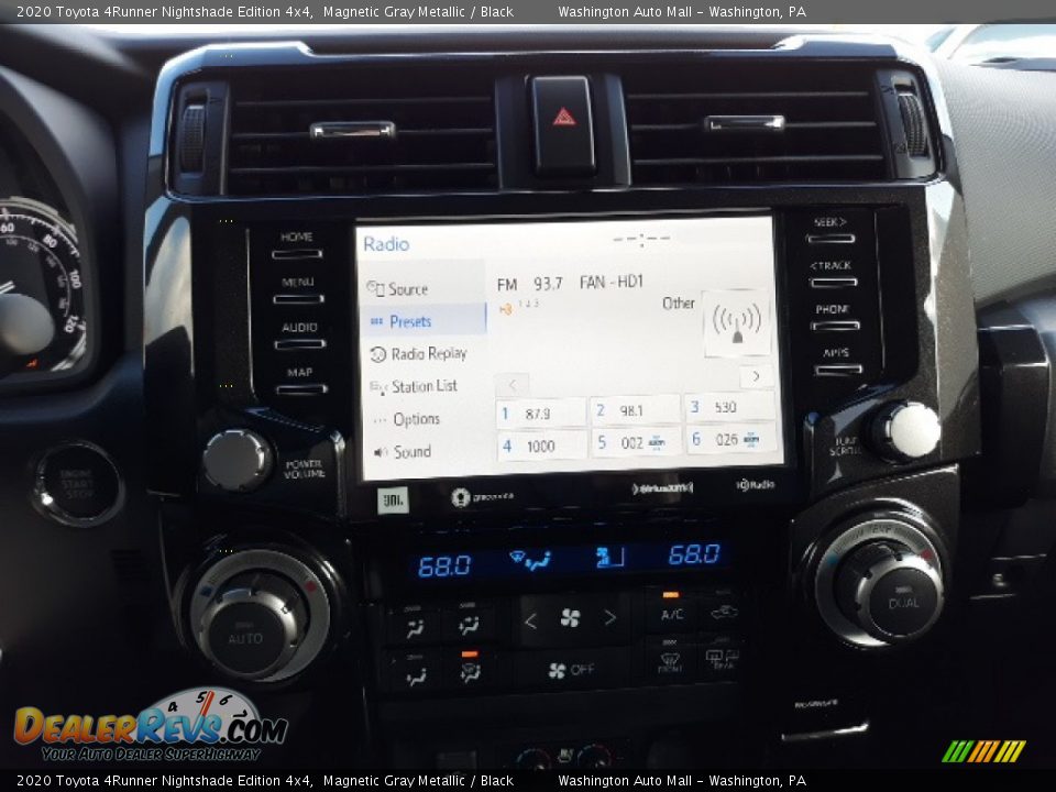 Controls of 2020 Toyota 4Runner Nightshade Edition 4x4 Photo #17
