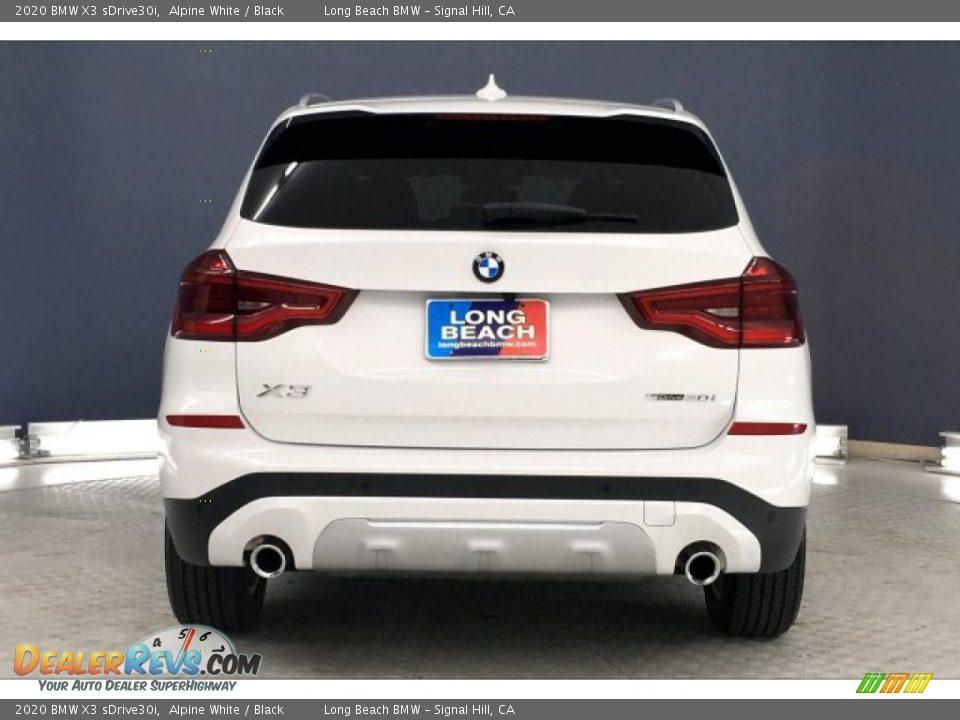 2020 BMW X3 sDrive30i Alpine White / Black Photo #3