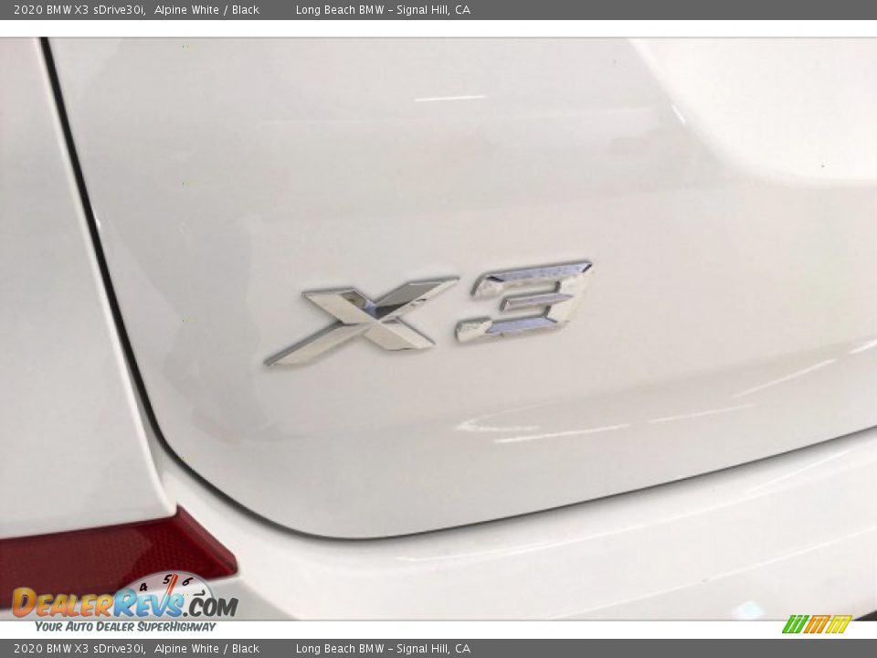 2020 BMW X3 sDrive30i Alpine White / Black Photo #7