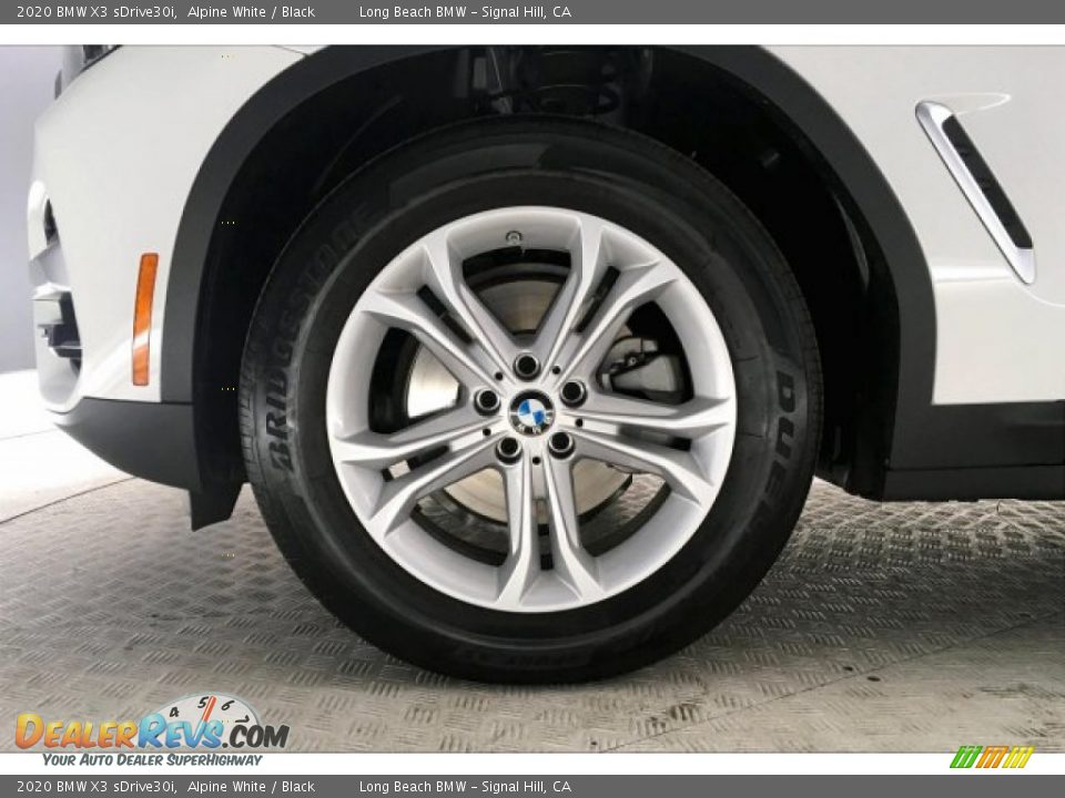 2020 BMW X3 sDrive30i Alpine White / Black Photo #8