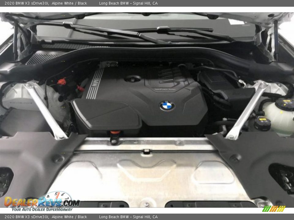 2020 BMW X3 sDrive30i Alpine White / Black Photo #9