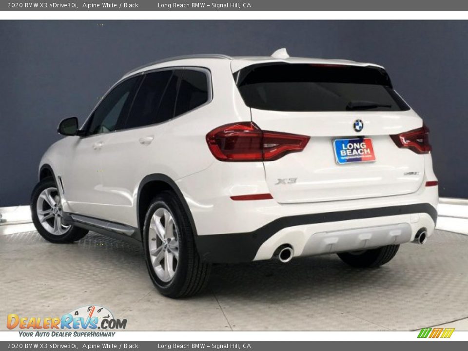 2020 BMW X3 sDrive30i Alpine White / Black Photo #10