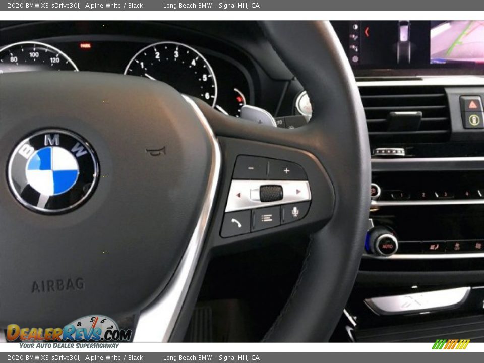 2020 BMW X3 sDrive30i Alpine White / Black Photo #15