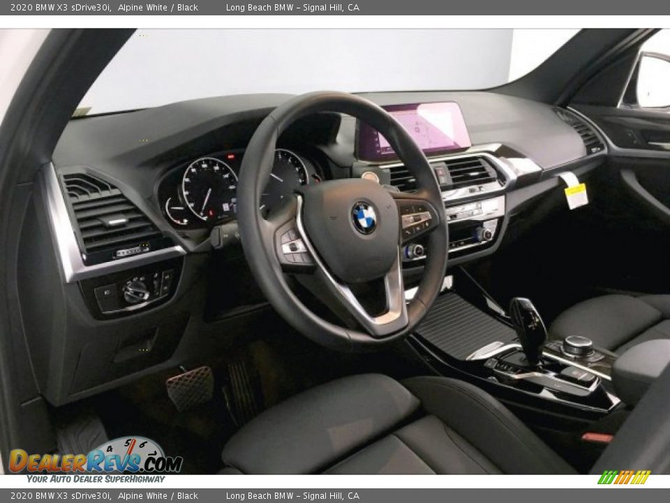 2020 BMW X3 sDrive30i Alpine White / Black Photo #17