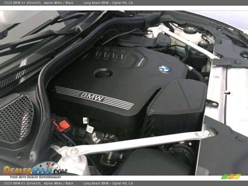 2020 BMW X3 sDrive30i Alpine White / Black Photo #26