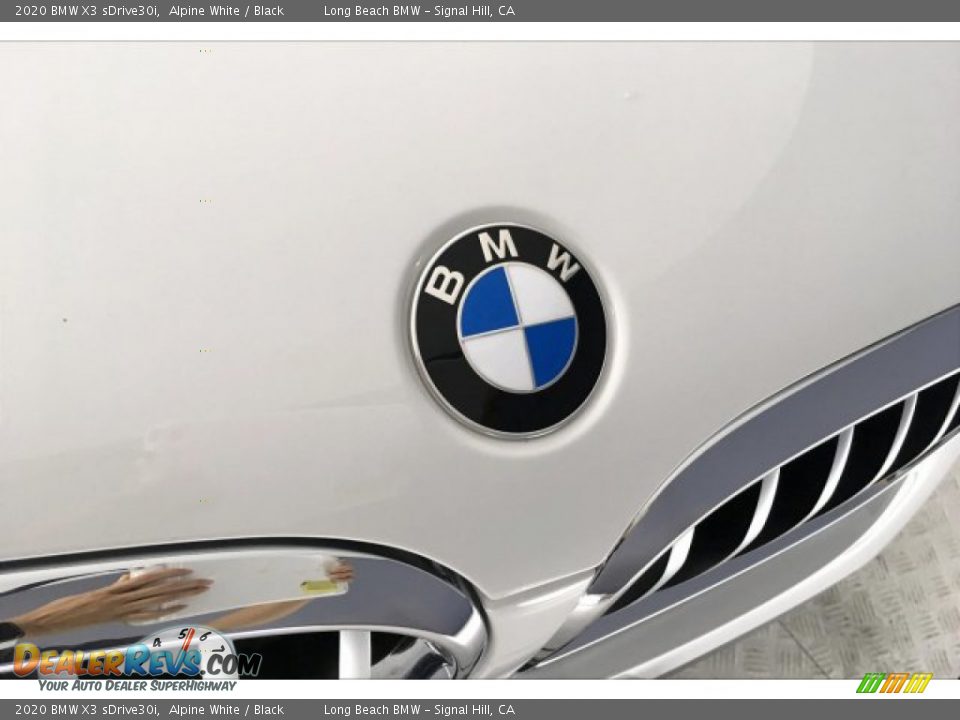 2020 BMW X3 sDrive30i Alpine White / Black Photo #28
