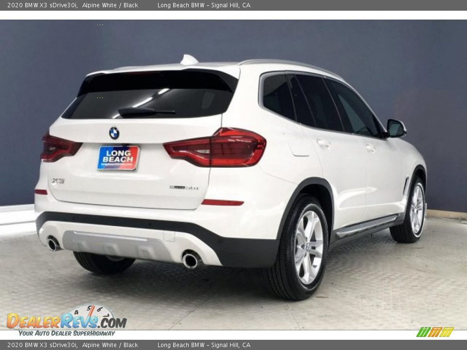 2020 BMW X3 sDrive30i Alpine White / Black Photo #29