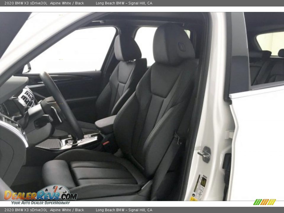 2020 BMW X3 sDrive30i Alpine White / Black Photo #31
