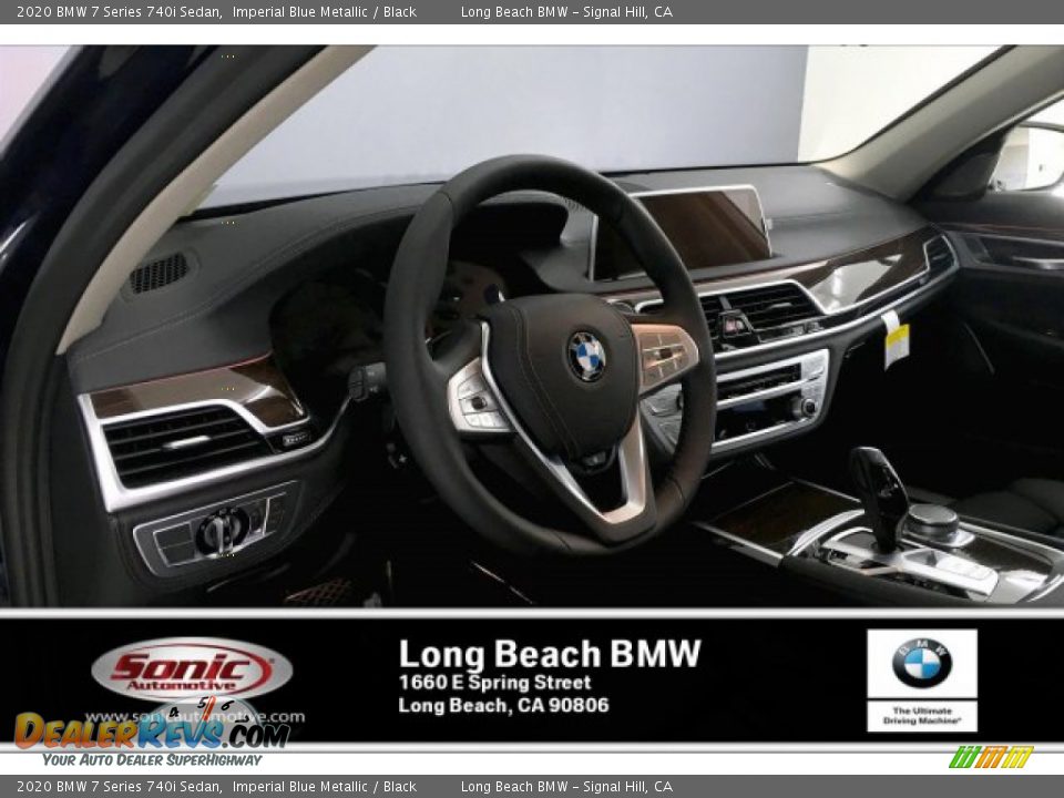 2020 BMW 7 Series 740i Sedan Imperial Blue Metallic / Black Photo #4