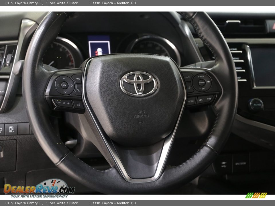 2019 Toyota Camry SE Super White / Black Photo #7