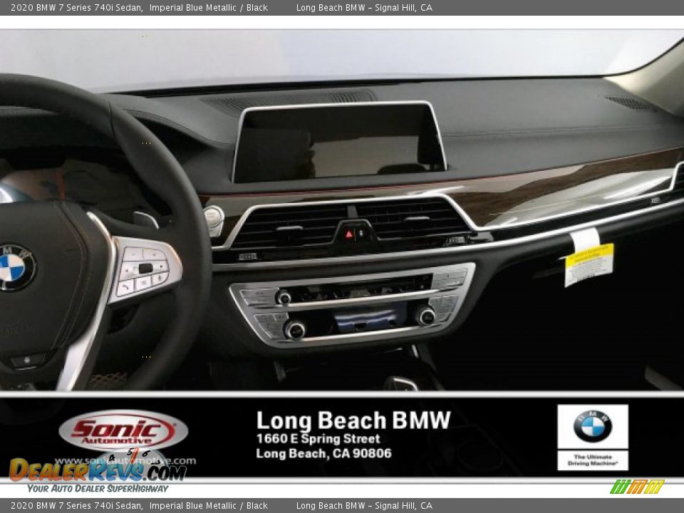 2020 BMW 7 Series 740i Sedan Imperial Blue Metallic / Black Photo #5