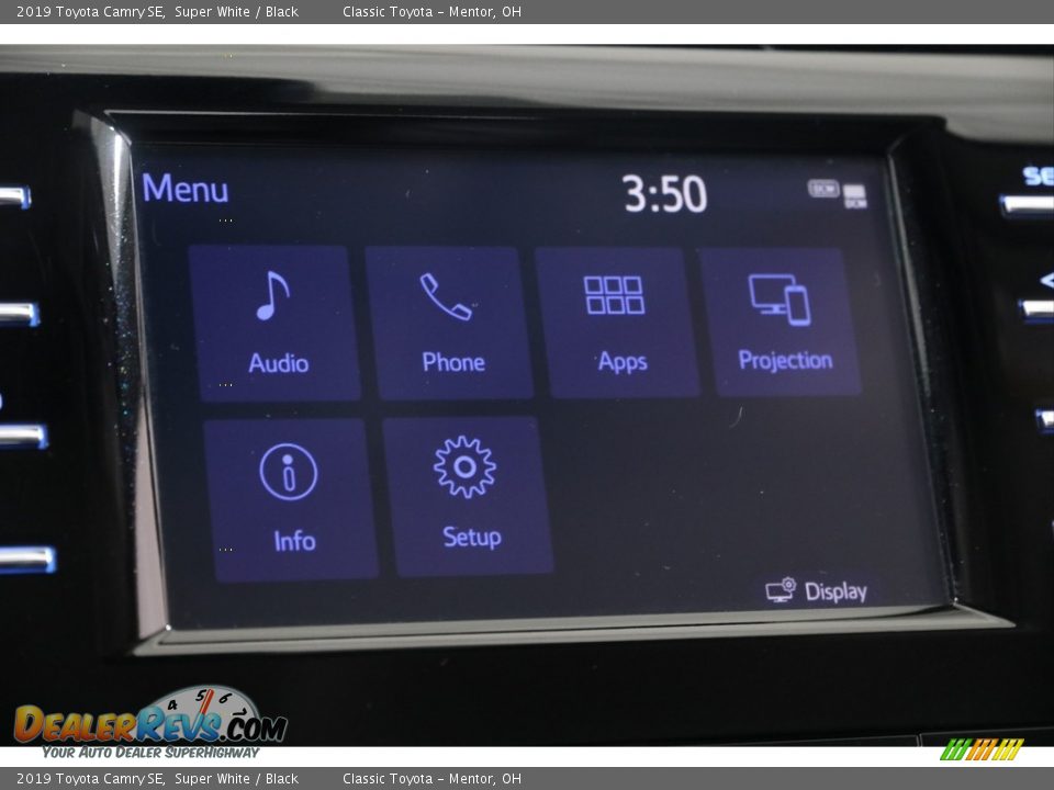 2019 Toyota Camry SE Super White / Black Photo #10