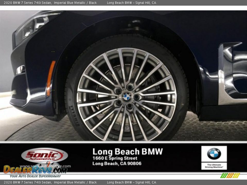 2020 BMW 7 Series 740i Sedan Imperial Blue Metallic / Black Photo #9