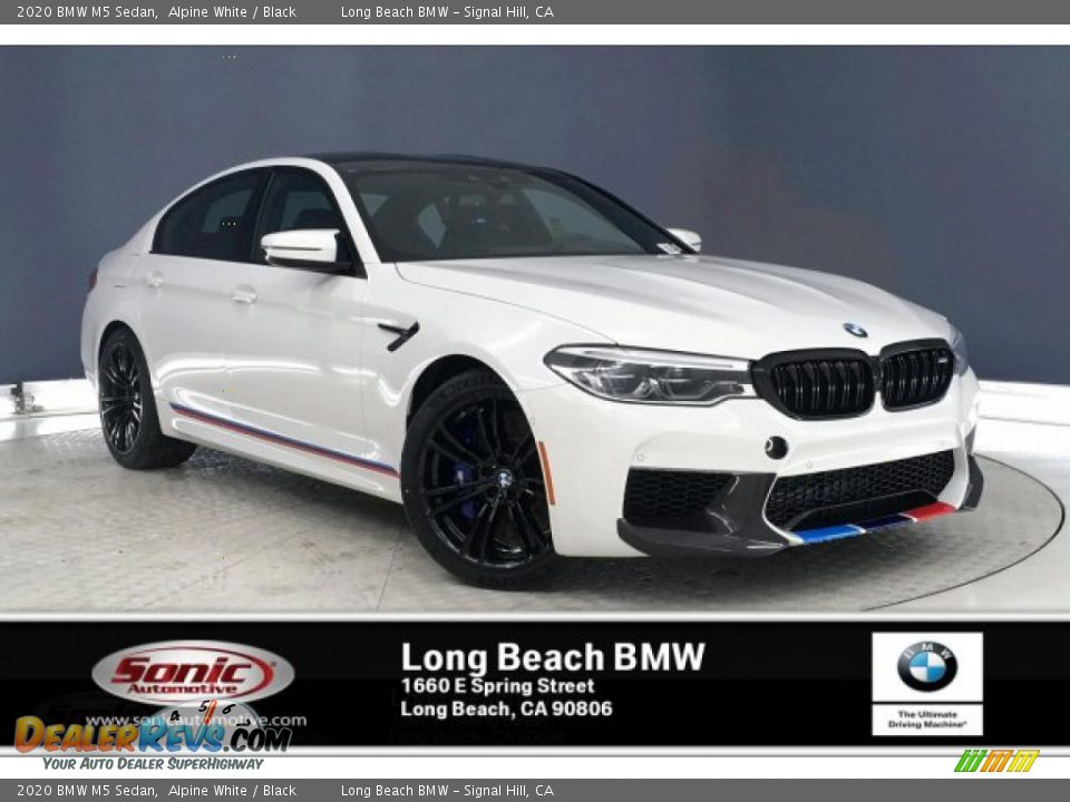 2020 BMW M5 Sedan Alpine White / Black Photo #1