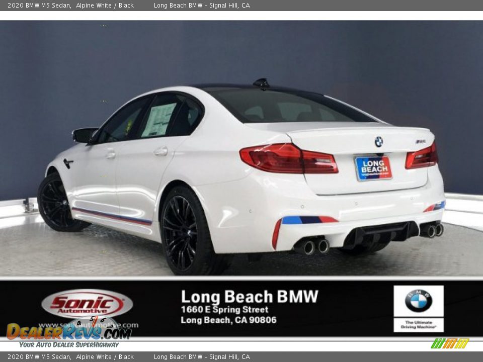 2020 BMW M5 Sedan Alpine White / Black Photo #2