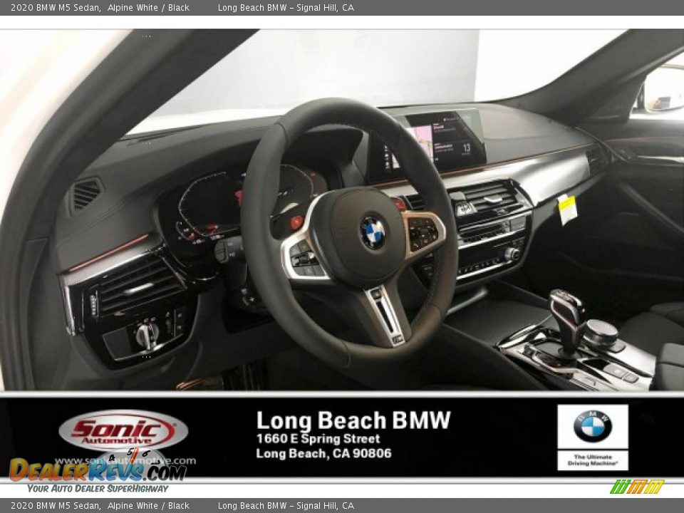 2020 BMW M5 Sedan Alpine White / Black Photo #4