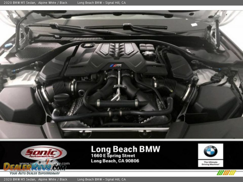 2020 BMW M5 Sedan Alpine White / Black Photo #8