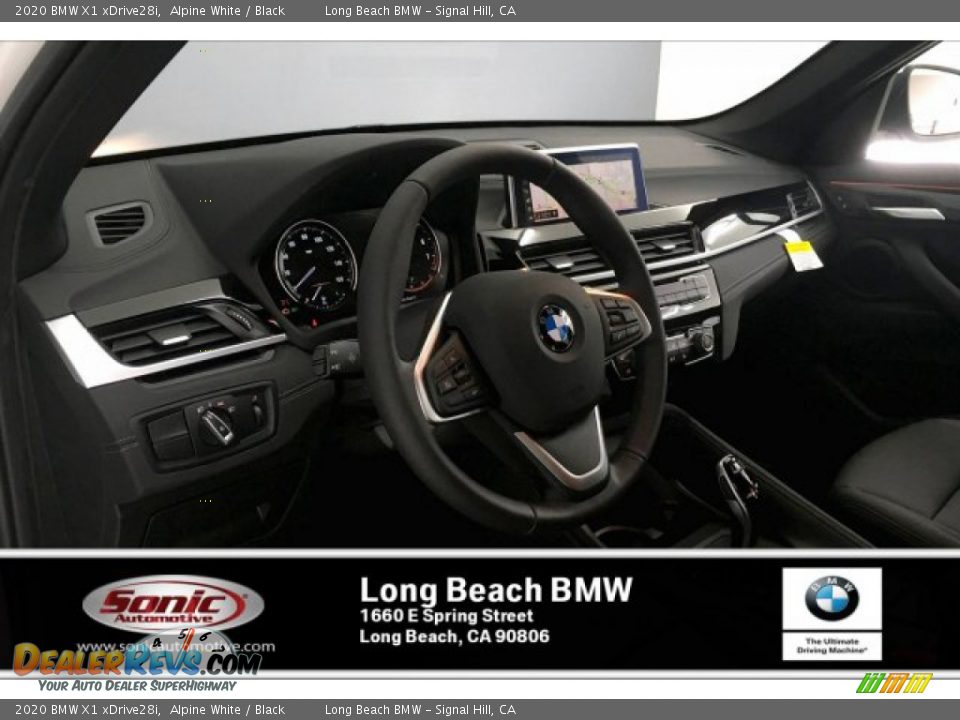 2020 BMW X1 xDrive28i Alpine White / Black Photo #4