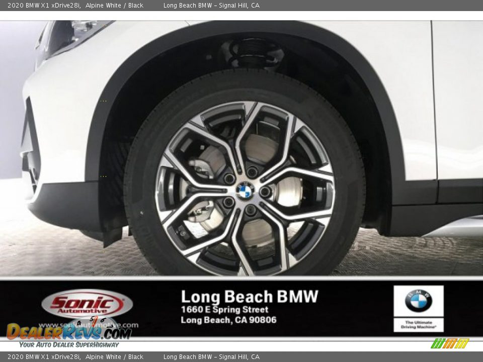2020 BMW X1 xDrive28i Alpine White / Black Photo #9