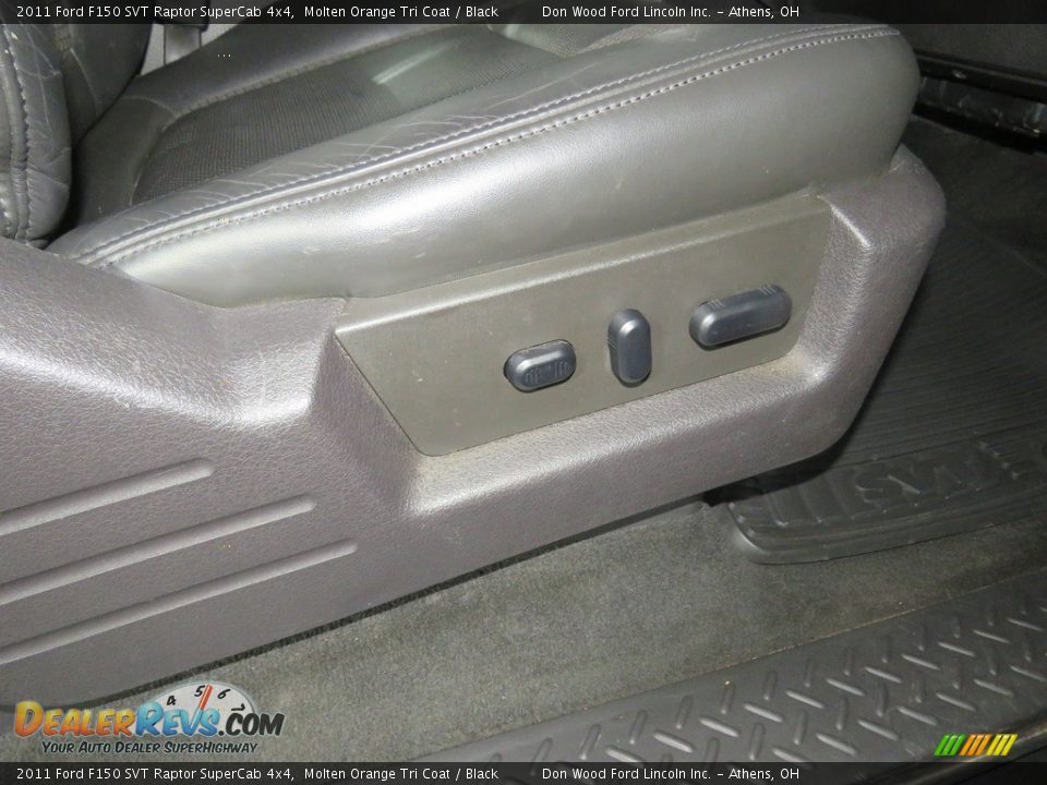 2011 Ford F150 SVT Raptor SuperCab 4x4 Molten Orange Tri Coat / Black Photo #21