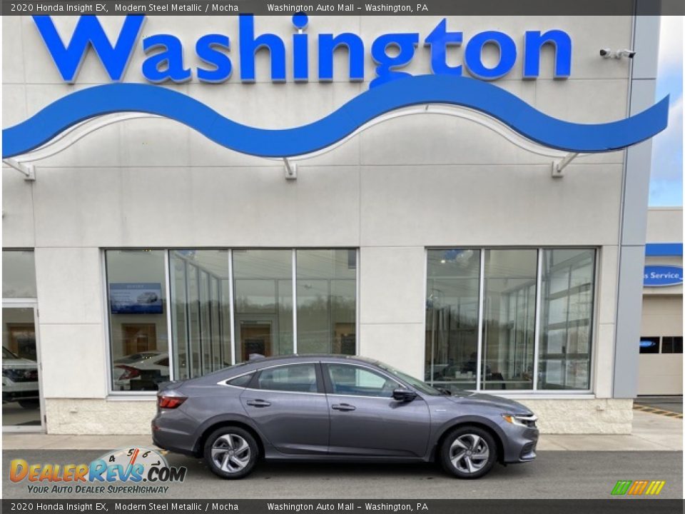 2020 Honda Insight EX Modern Steel Metallic / Mocha Photo #1