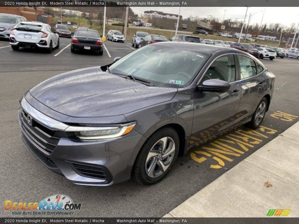 2020 Honda Insight EX Modern Steel Metallic / Mocha Photo #4