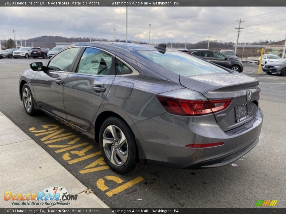 2020 Honda Insight EX Modern Steel Metallic / Mocha Photo #5