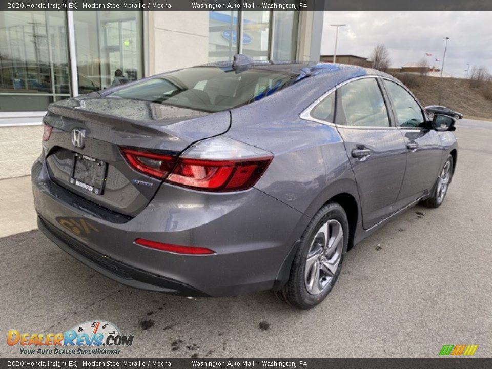 2020 Honda Insight EX Modern Steel Metallic / Mocha Photo #7