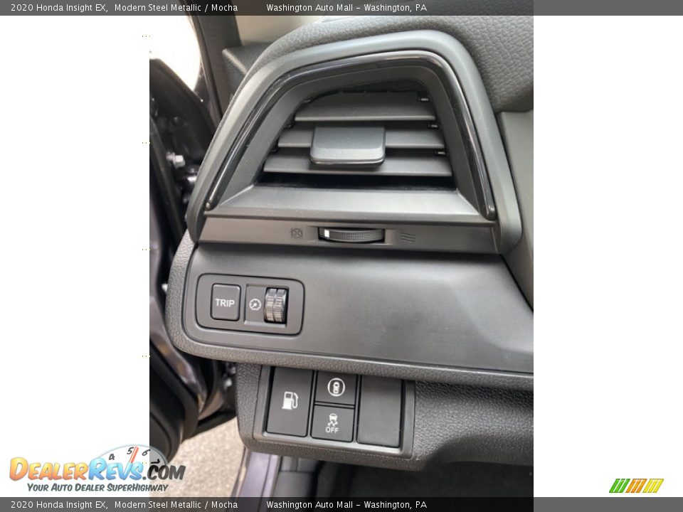 2020 Honda Insight EX Modern Steel Metallic / Mocha Photo #13