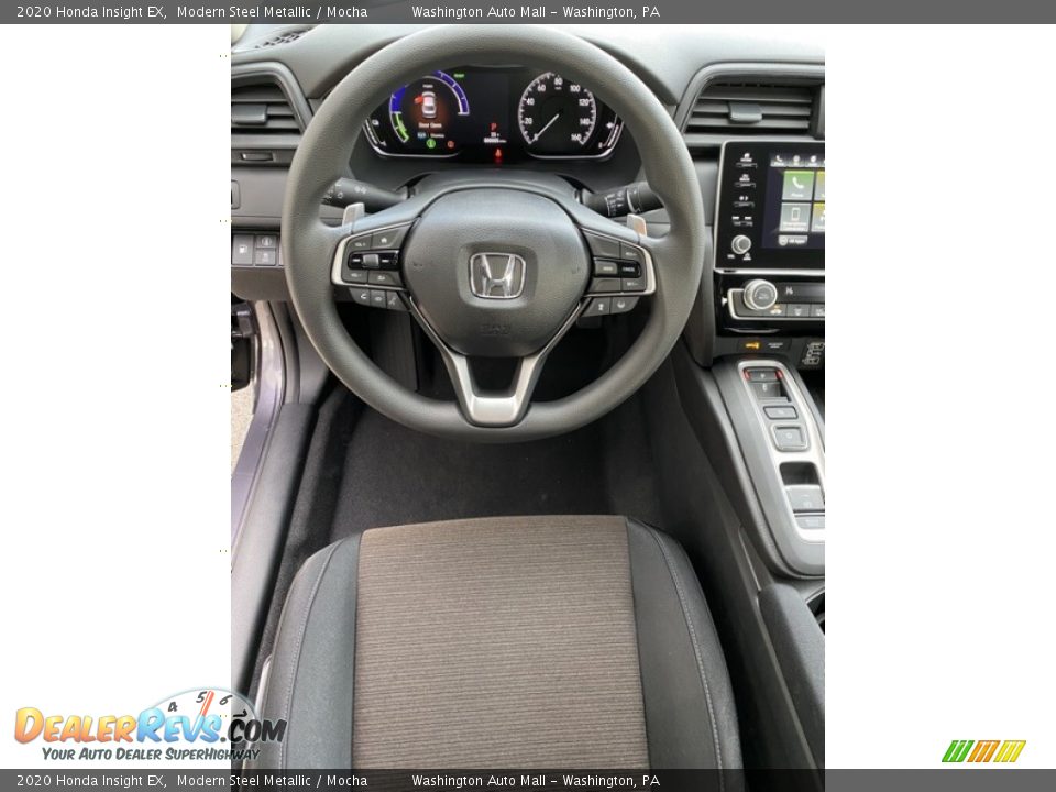 2020 Honda Insight EX Modern Steel Metallic / Mocha Photo #14