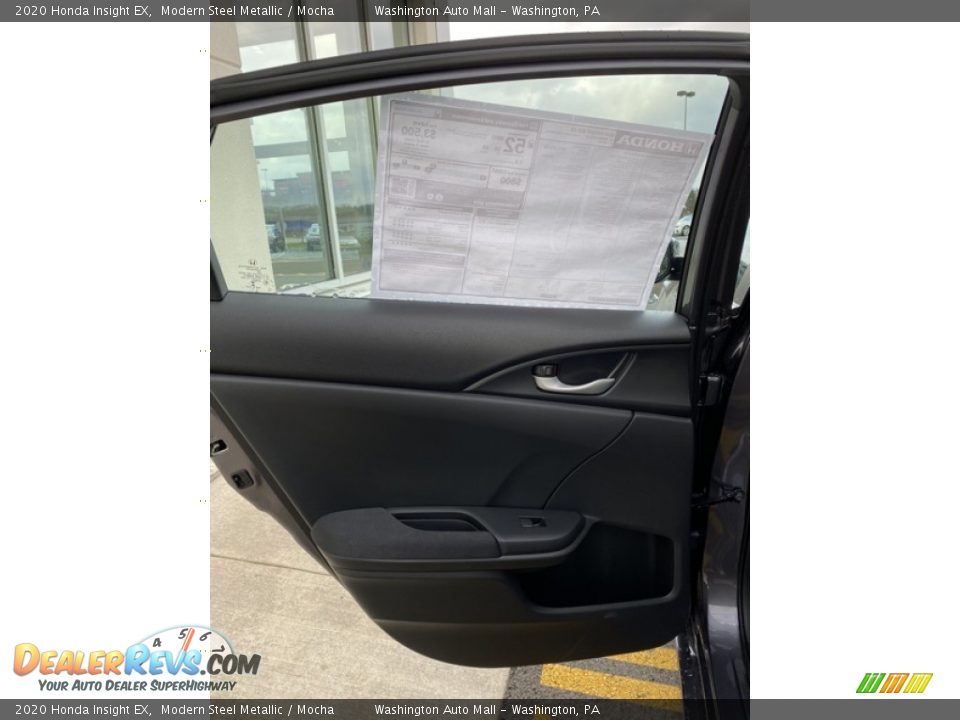 2020 Honda Insight EX Modern Steel Metallic / Mocha Photo #17