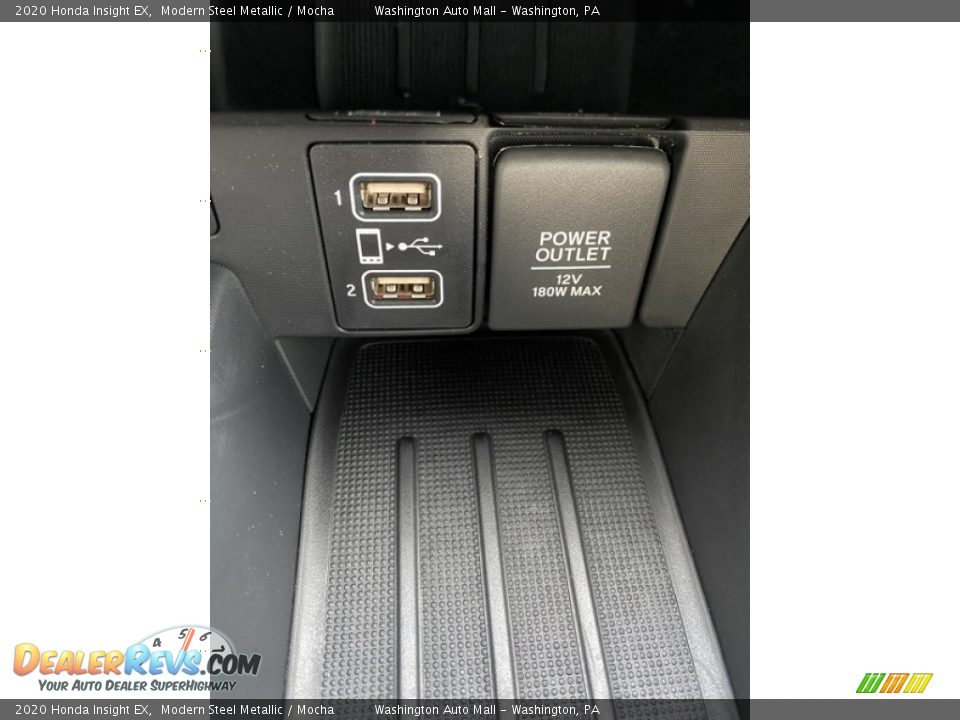 2020 Honda Insight EX Modern Steel Metallic / Mocha Photo #35