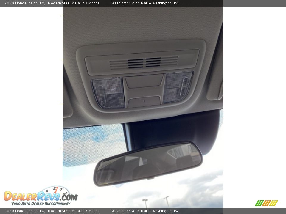 2020 Honda Insight EX Modern Steel Metallic / Mocha Photo #36
