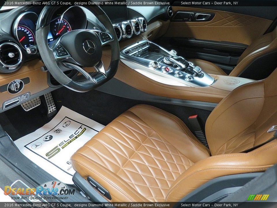 Front Seat of 2016 Mercedes-Benz AMG GT S Coupe Photo #16
