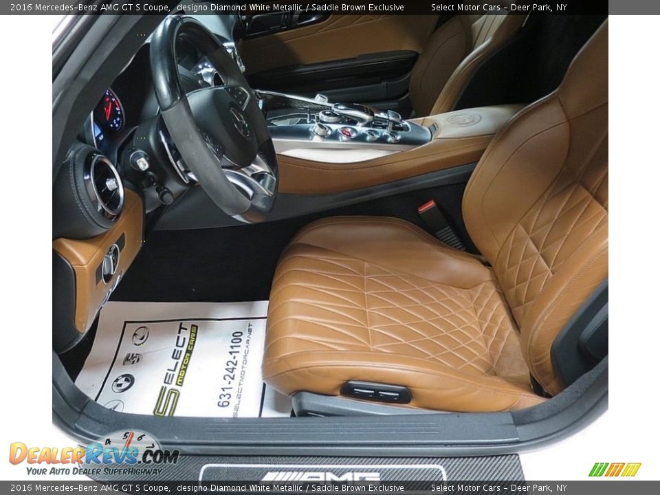 Front Seat of 2016 Mercedes-Benz AMG GT S Coupe Photo #17