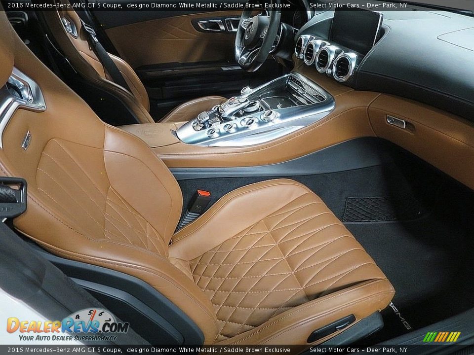 Saddle Brown Exclusive Interior - 2016 Mercedes-Benz AMG GT S Coupe Photo #18