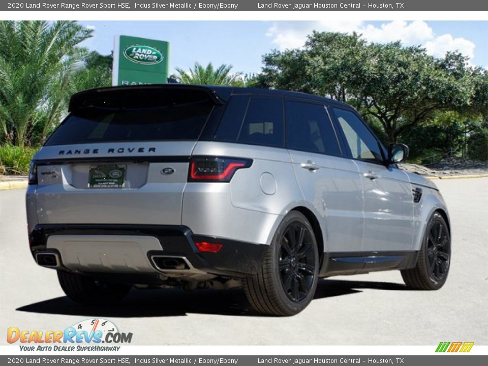 2020 Land Rover Range Rover Sport HSE Indus Silver Metallic / Ebony/Ebony Photo #4