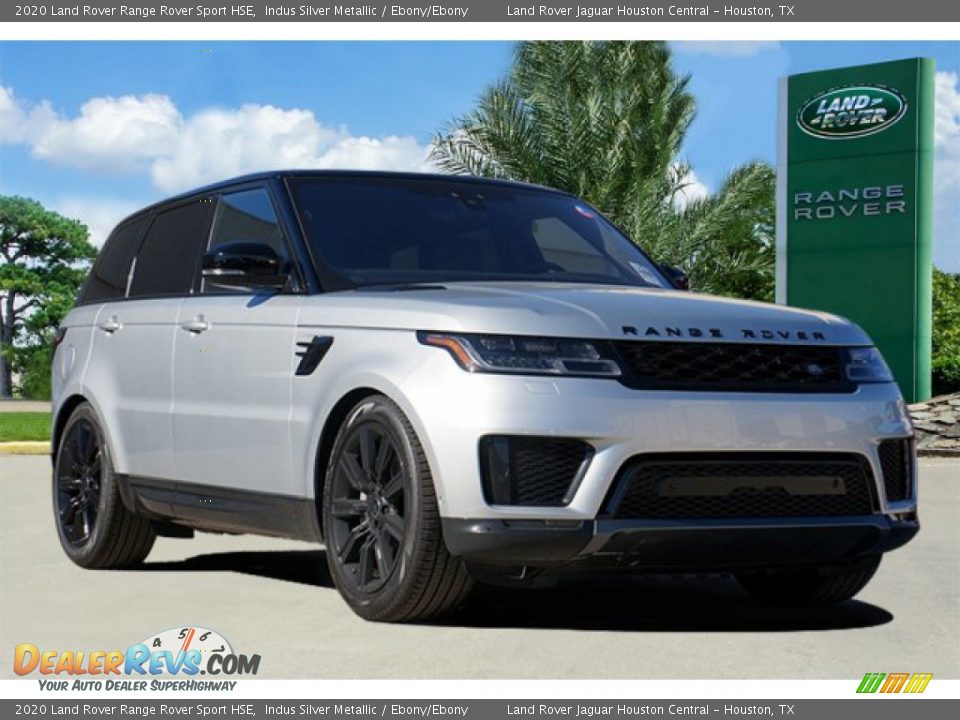 2020 Land Rover Range Rover Sport HSE Indus Silver Metallic / Ebony/Ebony Photo #5