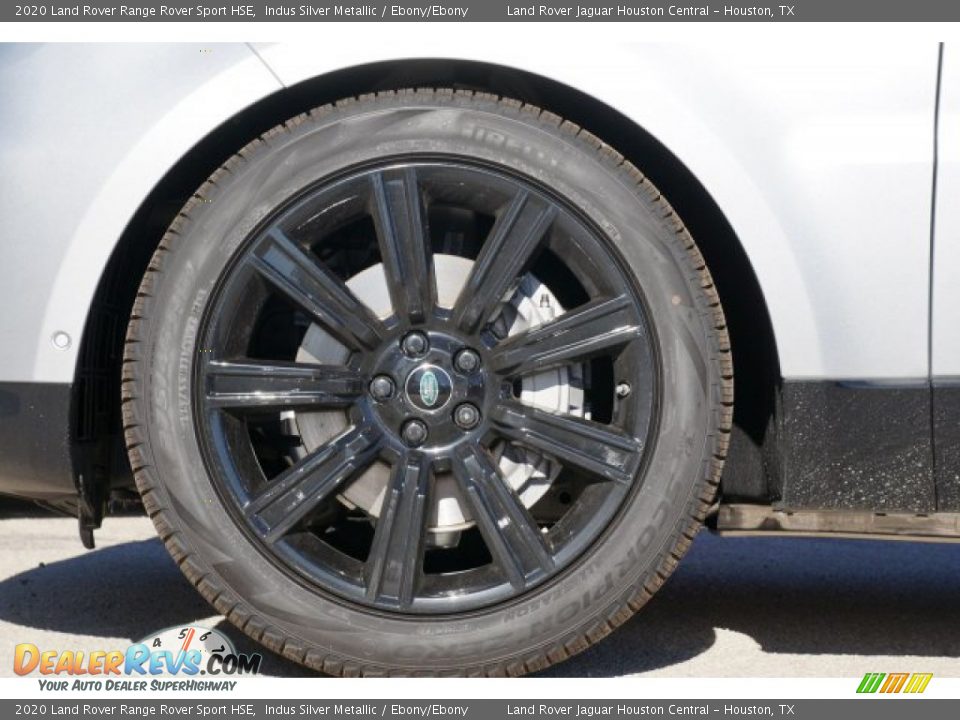 2020 Land Rover Range Rover Sport HSE Indus Silver Metallic / Ebony/Ebony Photo #8