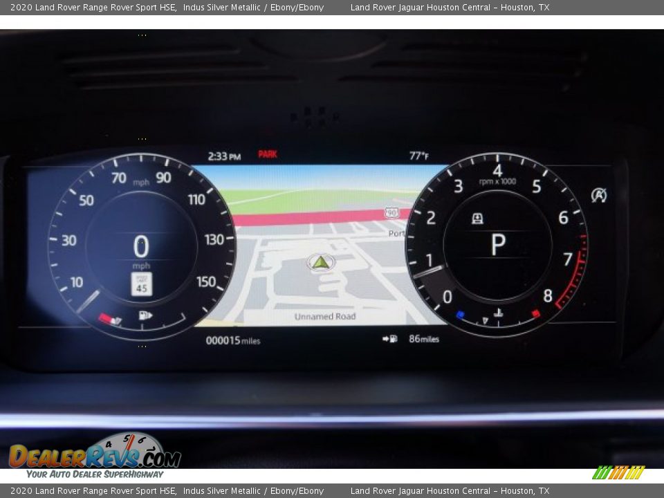 2020 Land Rover Range Rover Sport HSE Indus Silver Metallic / Ebony/Ebony Photo #13