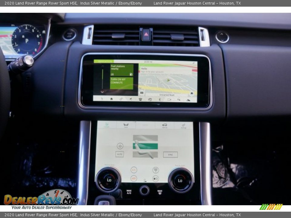 2020 Land Rover Range Rover Sport HSE Indus Silver Metallic / Ebony/Ebony Photo #14
