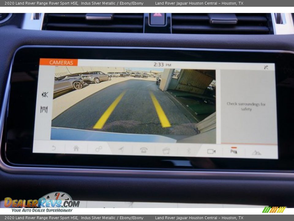 2020 Land Rover Range Rover Sport HSE Indus Silver Metallic / Ebony/Ebony Photo #15