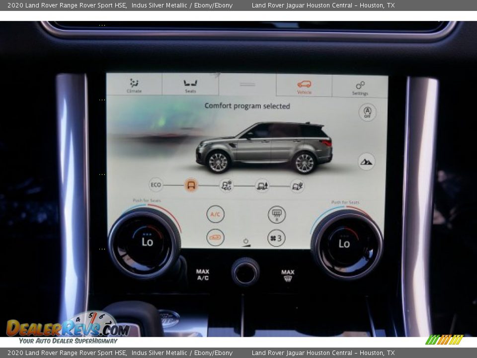 2020 Land Rover Range Rover Sport HSE Indus Silver Metallic / Ebony/Ebony Photo #16