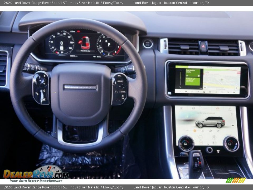 2020 Land Rover Range Rover Sport HSE Indus Silver Metallic / Ebony/Ebony Photo #28